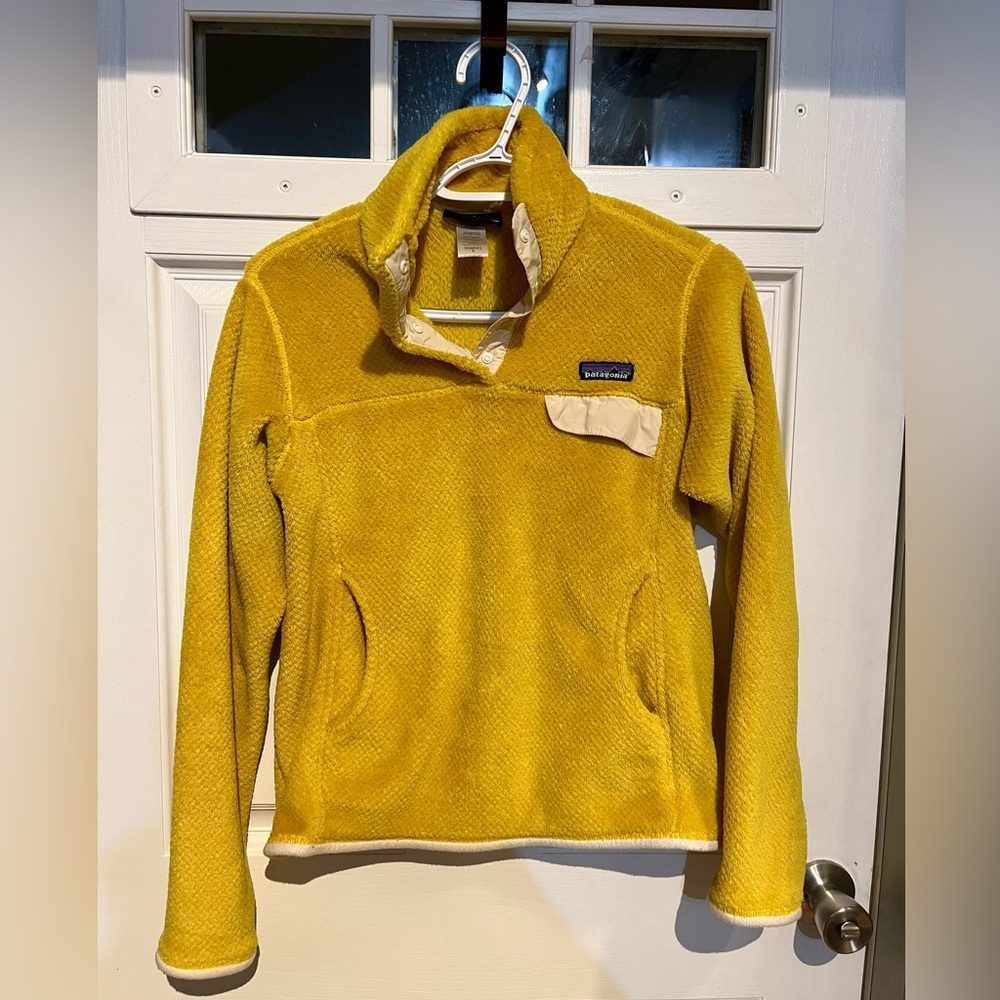 Patagonia Women's Synchilla Yellow Fleece Sweater